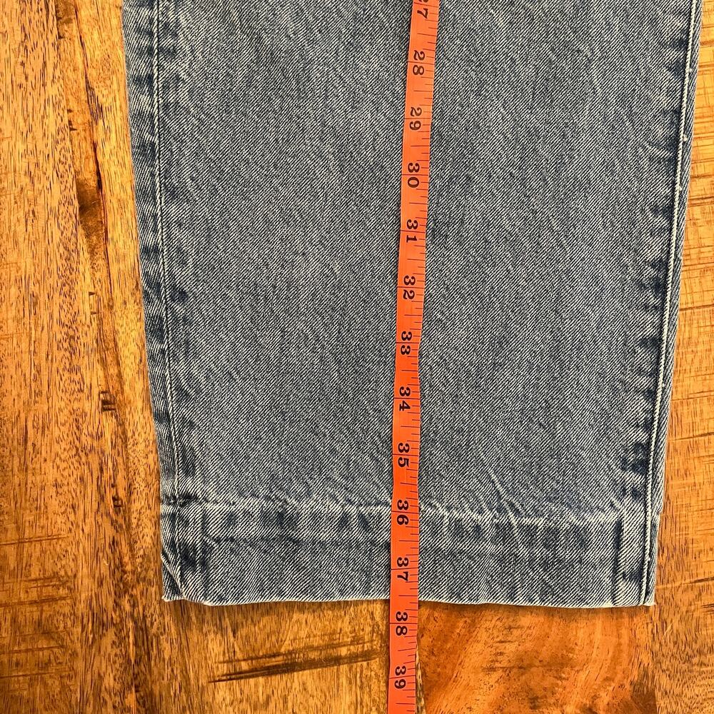NWT American Eagle AE77 Premium Barrel Jeans Womens 10 Light Wash Ankle Denim - Picture 14 of 14